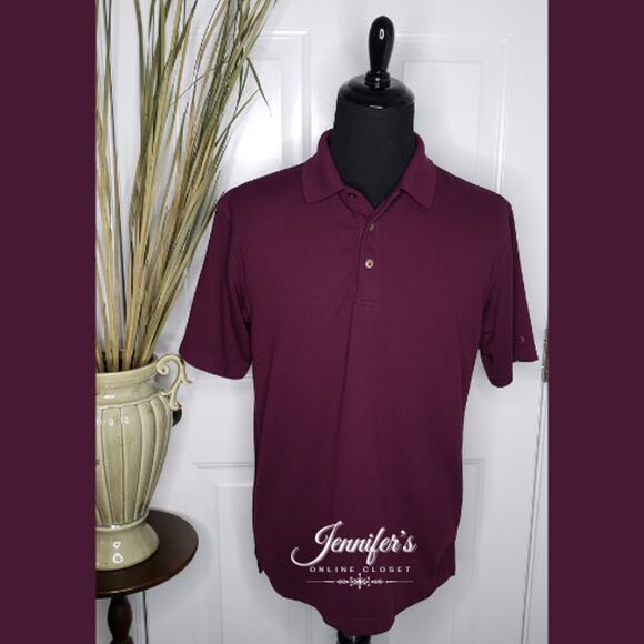 3/$25 Grand Slam Men's Deep Purple Golf Polo Shirt Size Large - Picture 1 of 8